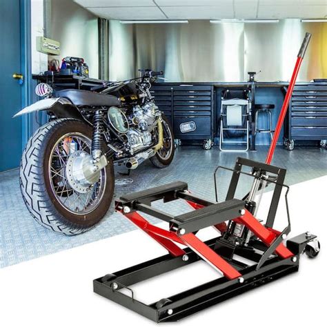 portable motorcycle lift|motorcycle service lift.